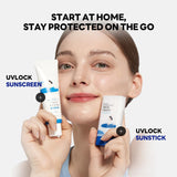 ROUND LAB Birch Juice Moisturizing UVLock Sun Stick 19g, 0.67oz. | Korean sunscreen, No White Cast, Strong UV Protection, portable sunscreen, Non-Toxic sunstick, Perfect for Outdoor activities