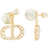 Merlinae 18K Gold Plated Copper Pearl Earrings Non-Allergenic Birthday Gift Baroque Exquisite Jewelry Shining And lustrous Earrings For Women