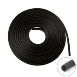 Lussgucc Window Screen Spline, 0.175" x 100' Replacement Round Black Window Screen Retainer Spline, Window Screen Repair