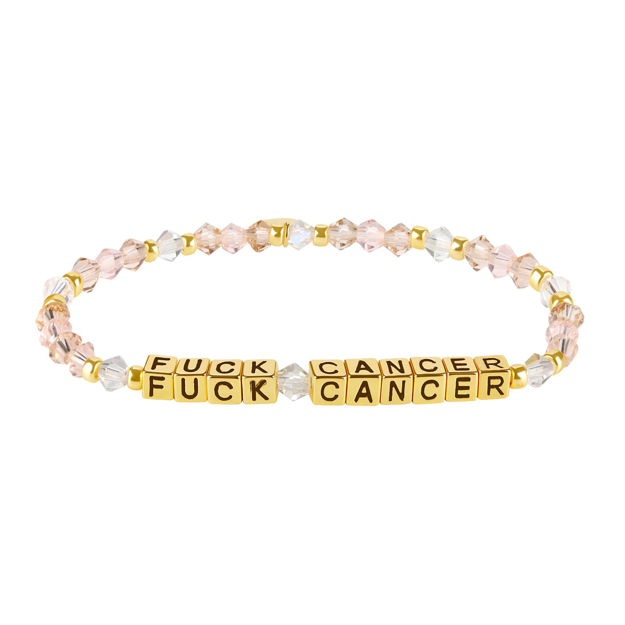 INSPIRED VOICES Inspirational Bracelets for Women, F Cancer