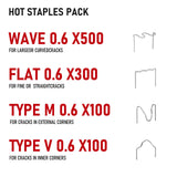 RX WELD 2-in-1 Plastic Welder, 1000PCS Hot Stapler Repair Kit