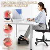 CasaZenith Foot Rest, Six Heights Adjustable Foot Rest for Under Desk at Work, Ergonomic Foot Stool for Under Office Desks, Under Desk Footrest with Foot Massage Roller, Office Leg Rest (Classics)