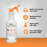 Natural Cosmetic Labs Ethyl Alcohol 99.5% Denatured 40-B 200 Proof Alcohol