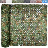 Camo Netting Camouflage Netting 20X20 10X20 10X10 Bulk Roll Burlap Camo Tarp Sunshade Net for Hunting Blind Military Dinosaur Birthday Theme Party Decoration Camping Shooting