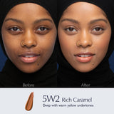 Estée Lauder Double Wear Stay-in-Place 24-Hour Long-Wear Matte Foundation Makeup, 1 Fl Oz, 5W2 Rich Caramel