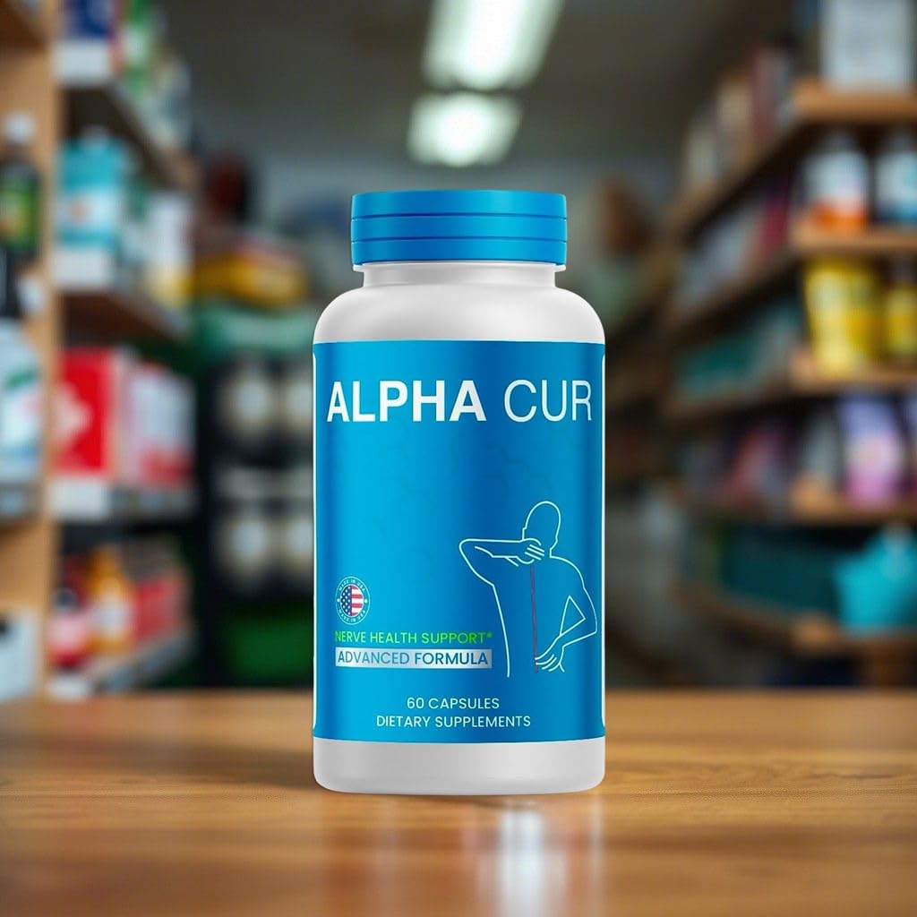 (2 Pack) Alpha Cur Nerve Capsules – All Natural AlphaCur Supplement Pills for Maximum Strength, Health, & Daily Fitness (120 Caps)