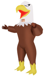 M MH ZONE Halloween Inflatable Costume for Kids Eagle Costume Blow-Up Party with Battery-Powered Fan, Full-Body Funny Cosplay Suit for Halloween, Christmas, Carnival