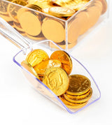 Holiday Gold Half Dollar Chocolate Coins 1LB. Milk Chocolate Coins for Birthdays, Christmas, Halloween or any ocasion. Half Dollar Gold Foil Coins, Pieces Individually Wrapped (1 Pound)