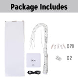 Money Tree Gift Card Holder 24 LED Birch Tree Lamp Battery/USB Powered