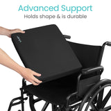 Vive Wheelchair Cushion - Wheel Chair Cushions for Senior, Pressure Relief - Wheelchair Pad, Wheelchair Seat Cushion, Foam for Office Chairs, Car, Lightweight, Portable, Easy to Clean (3")