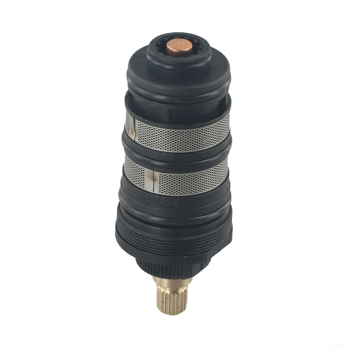 Oniissy Thermostatic Cartridge Shower Mixer Valve Bar Repair-Kit, Solar Thermostatic Valve Hot and Cold Temperature Regulating Valve Core, Compatible with Multiple Faucet Models(A)