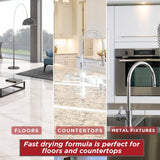 StonePro Crystal Clean - PH Neutral Cleaner for Stone Surfaces (Ready-To-Use Spray, 16 oz)