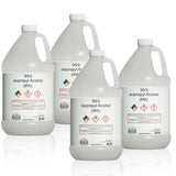 High Impact 99% Liquid Isopropyl Alcohol (IPA) Liquid Gallon - Made in USA - Pack of 4