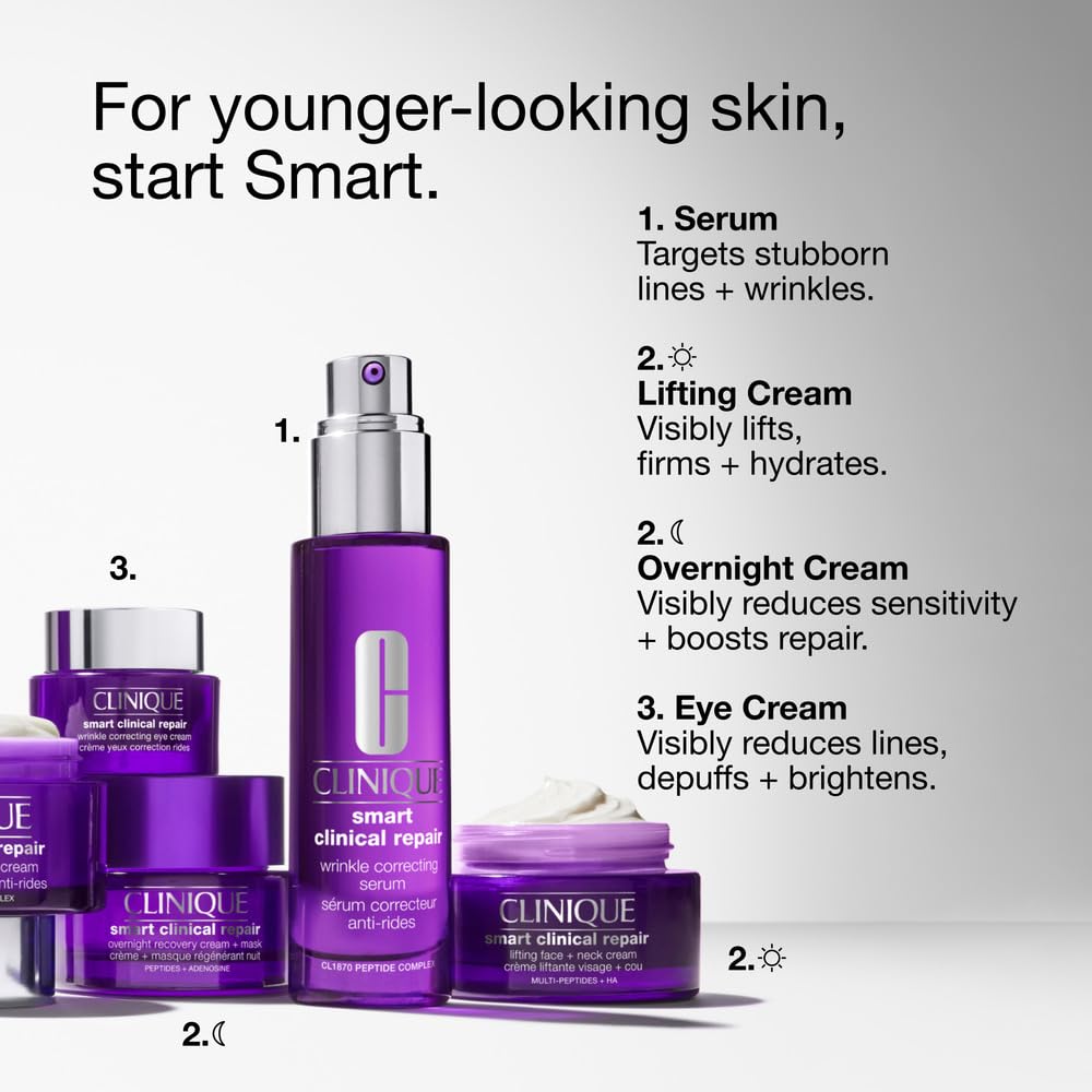 Clinique Smart Clinical Repair Overnight Recovery Cream + Mask, 1.7 Fl Oz