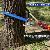 GM CLIMBING 1 inch Nylon Tubular Webbing Tape CE UIAA Certified 4000lb Heavy Duty for Climbing Rescue Rope Works Survival Outdoor General Purposes