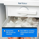Essential Values 2-Pack Ice Machine Cleaner and Descaler 16 fl oz, Nickel Safe Descaler - Ice Maker Cleaner Compatible with All Major Brands (Scotsman, KitchenAid) - Manufactured in USA