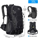 INOXTO lightweight Hiking Backpack 35L/40L Hiking Daypack with Waterproof Rain Cover for Travel Camping Outdoor Men and Women