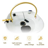 Head Spa Equipment, Japanese Head Spa, Shampoo Bowl Waterfall Head Spa, Shampoo Bowl and Chair Set for Salon, Head Spa Waterfall Equipment