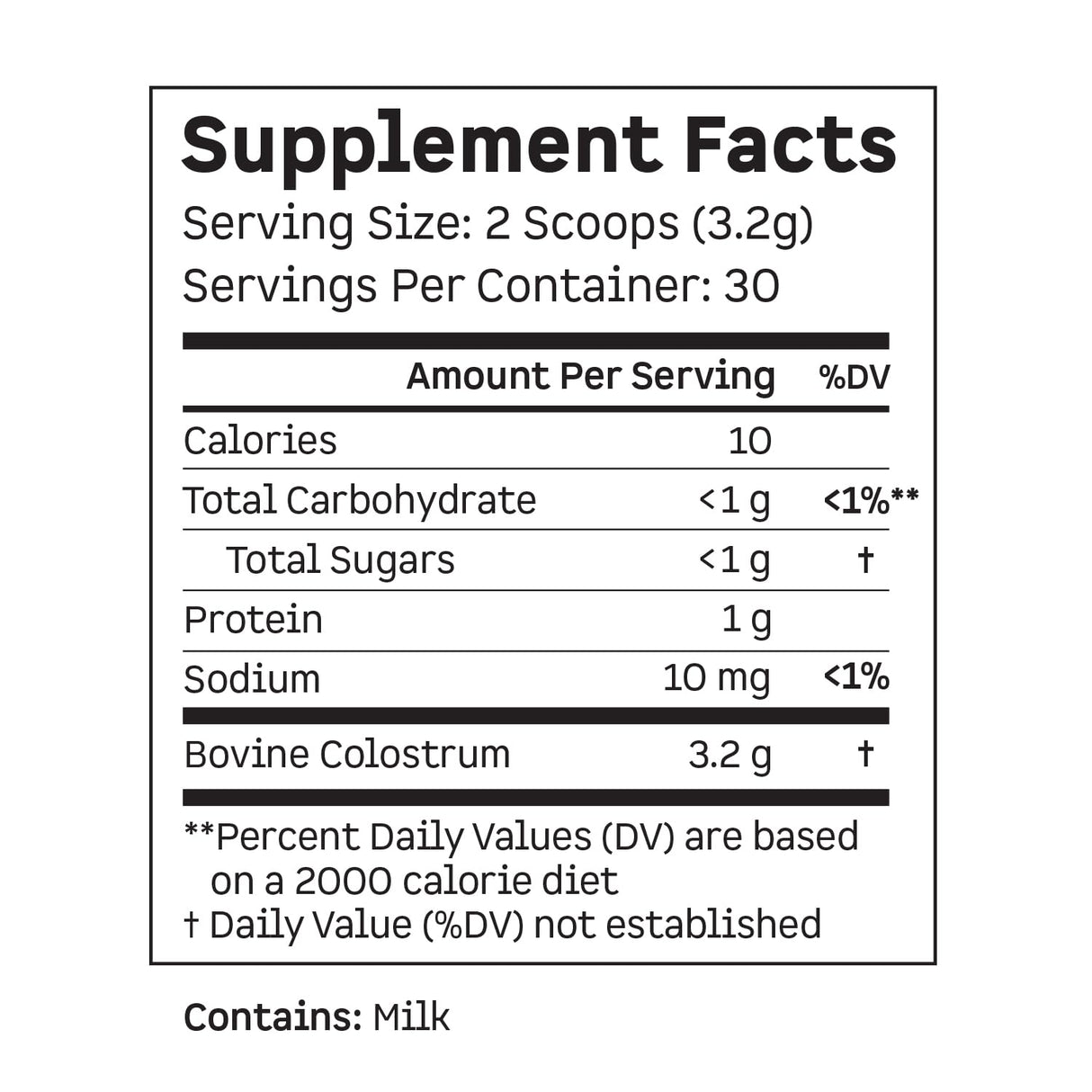 Kion Colostrum | Grass-Fed Bovine | Gut Health and Immune Support | 30 Servings
