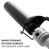 Hot Tools Pro Artist Nano Ceramic Curling Iron/Wand | For Smooth, Shiny Hair (1-1/2” in)
