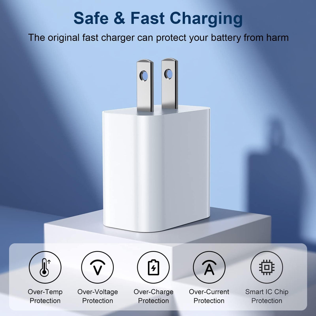 iPhone Charger Fast Charger,USB C Charger 4 Pack, 6FT Lightning Cable