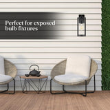 Feit Electric Vintage Exposed Filament Clear Glass LED ST19 with a Medium E26 Base Light Bulb - 60W Equivalent - 10 Year Life - 400 Lumen - 2100K Soft White - Dimmable | Original Vintage