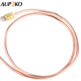 Aupoko Universal Gas Thermocouple, 600 mm Length, M8x1 End Nut and Head Tip Fit for BBQ Grill or Fire Pit Heater or Gas Water Heater