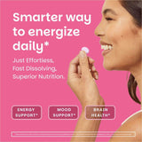 EZ Melts Dissolvable B12 2,500 mcg - Vitamin B12 for Energy & Immune Support - Non-GMO, Vegan & Gluten-Free - Red Cherry - 180 Sublingual Tablets (180 Servings)