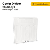 RTIC 65 QT Ultra-Tough Cooler Freezable Divider Insert Accessories Perfect for Organization, 65