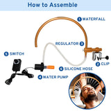 Head Spa Waterfall for Shampoo Bowl,Portable Salon & Spa Equipment,Water Circulation Tools for Hair Salon Equipment,at Home Head Spa