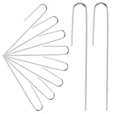 100Pcs Irrigation Drip Tubing Landscape Staples 5 Inch Garden Stakes