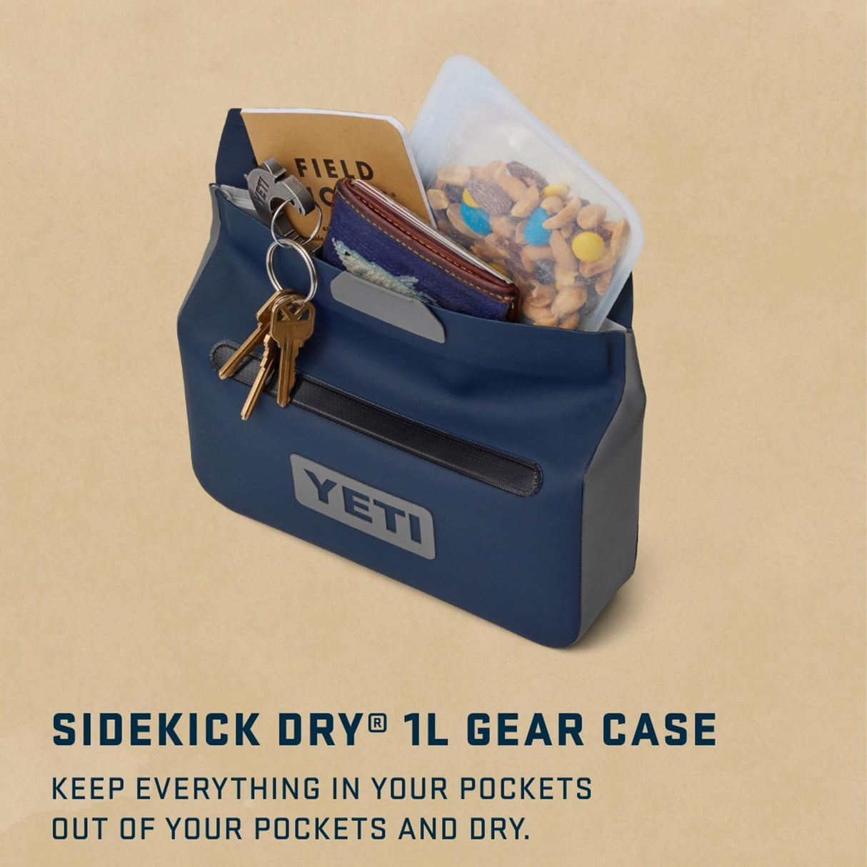 YETI Sidekick Dry 1L Gear Case, Mist/Pink/Grasshopper