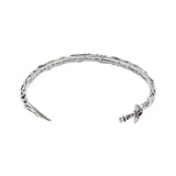 Alex and Ani ACOTAR Illyrian Sword & Shadows Cuff | A Court of Thorns and Roses Gift | Shiny Silver, Brass | Adjustable Cuff Bracelet For Women