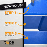 Made in USA Blue Painter’s Tape - 3 inch x 60 yds. (16 Pack) Thick & Wide Masking Tape for Safe Wall Painting, Building, Remodeling, Labeling, Edge Finishing