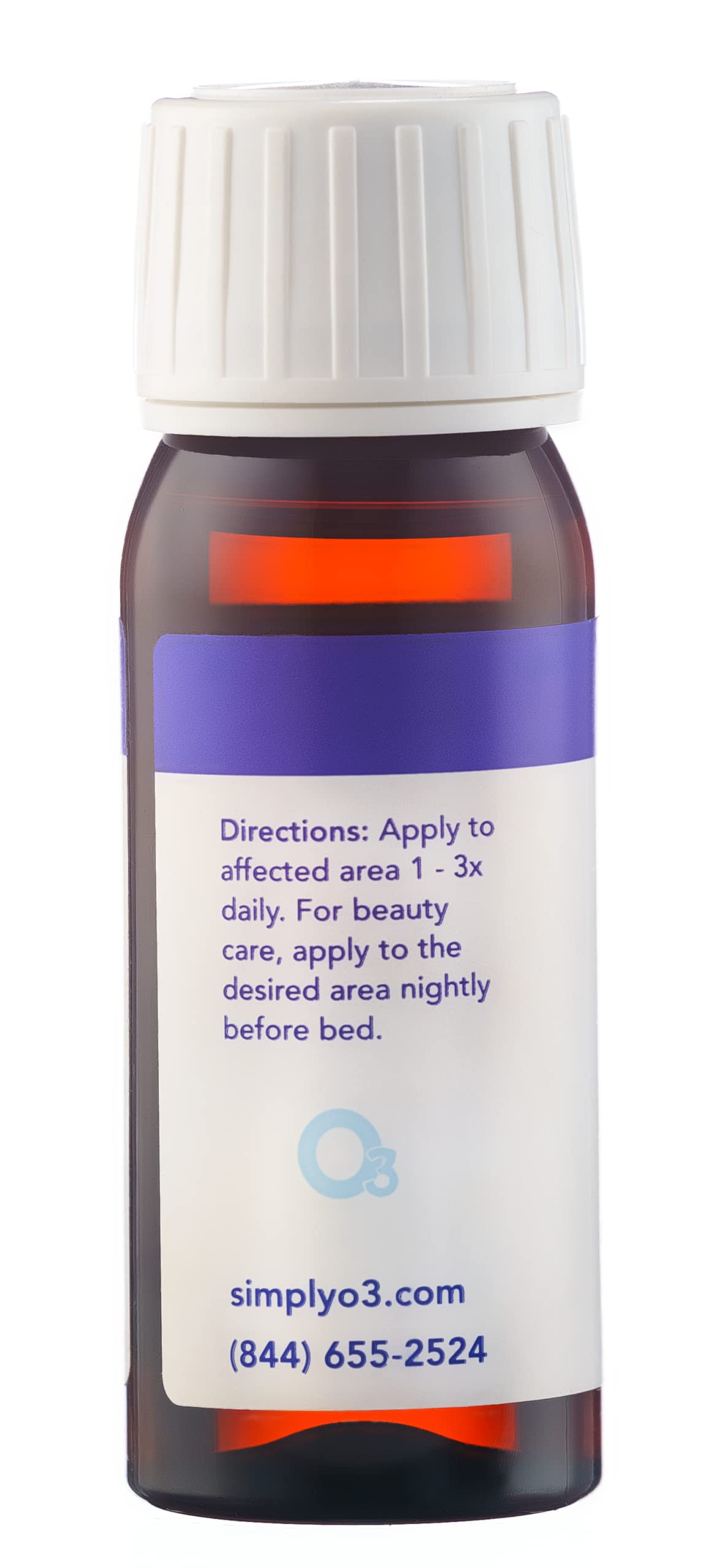 Simply O3 Pure Organic Ozonated Olive Oil Extra Strength 1200 Peroxide For Face and Skin Helps In Acne, Anti-Aging, Wrinkles and Rosacea For Sensitive Skin Made in Spain