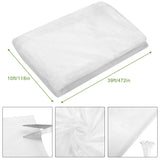 39 x 10 Ft Mosquito Netting for Patio, White Mosquito Net for Garden