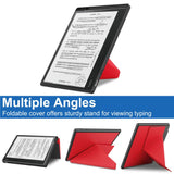 Kepuch Custer Case for Kobo Elipsa 2E 10.3",Ultra-Thin PU-Leather Hard Shell Cover for Kobo Elipsa 2E 10.3" - Red