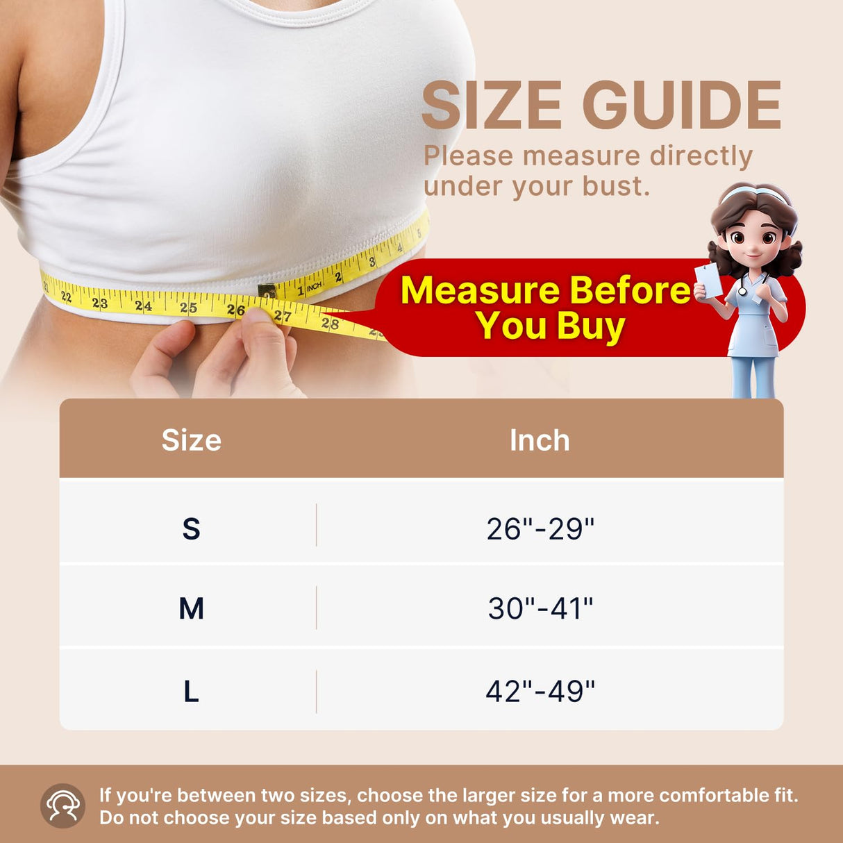 Fit Geno Posture Corrector for Women Invisilite: Invisible Lightweight Back Brace for Neck Shoulder & Upper Back Pain Relief - Improve Posture Correct Hunchback Slouching Under Clothes (Medium)