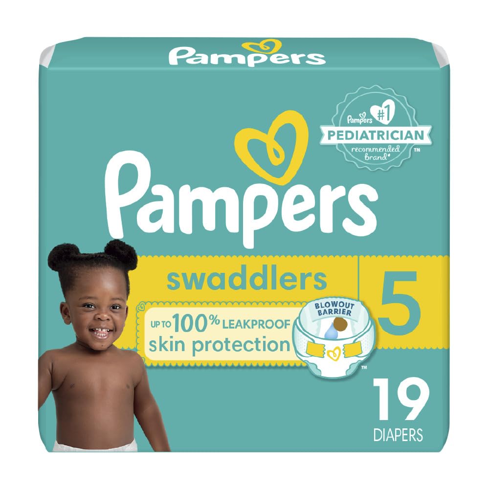 Pampers Baby Diapers - Swaddlers - Size 4, 66 Count, Ultra Absorbent Disposable Infant Diaper