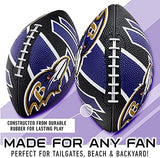 Franklin Sports NFL Team Footballs - Rubber Youth Mini Footballs for All NFL Teams - Kids Junior 8.5" Football - Official NFL Licensed Footballs