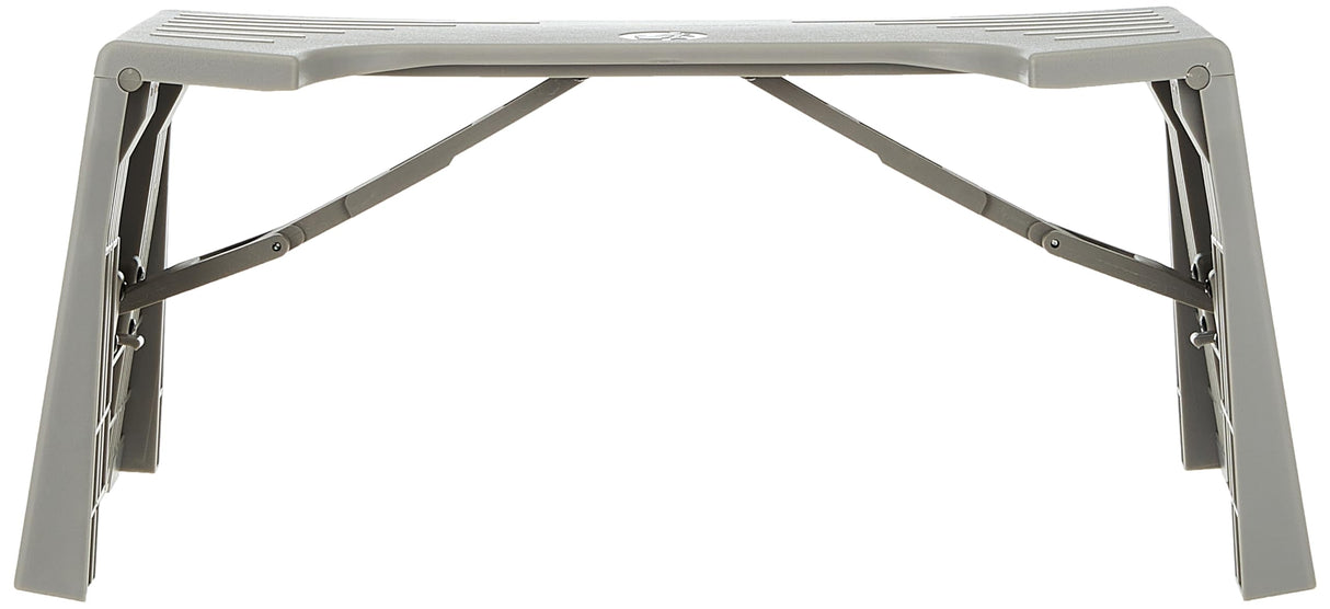 Squatty Potty Porta Traveler Foldable Toilet Stool for Travel, 7" Height, Gray