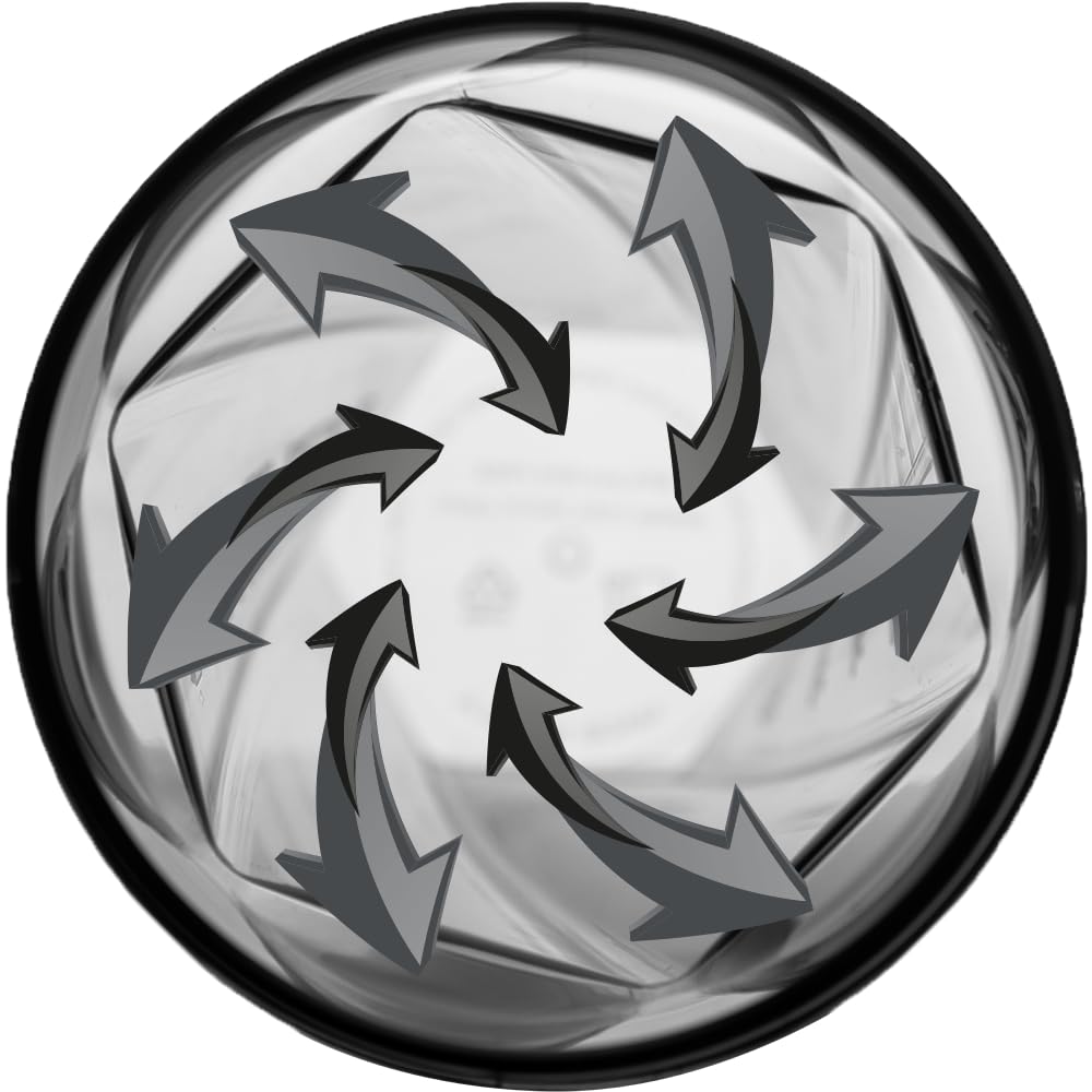 HELIMIX 2.0 Vortex Blender Shaker Bottle Holds upto 28oz | No Blending Ball or Whisk | USA Made | Portable Pre Workout Whey Protein Drink Shaker Cup | Mixes Cocktails Smoothies Shakes | Top Rack Safe