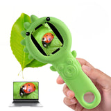 URMMIY Kids Microscope – 500X Digital Pocket Handheld Microscope with Dual Cameras & Autofocus, STEM Educational Toy & Perfect Christmas Birthday Gift for Boys & Girls Ages 3 4 5 6 7 8 9 10 (Green)