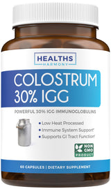 Bovine Colostrum for Women - Colostrum Supplement with 1,000mg per Serving and 30% IgG Immunoglobulins from First Milking - Low Heat Processed for Maximum Potency Non-GMO & Made in The US (1 Month)