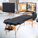 BestMassage Massage Bed Portable Massage Table 28 inche Wide Lash Bed Heigh Adjustable 2 Folding Spa Table with Non-Woven Bag for Spa Footmassage Facial CareSpa Tattoo