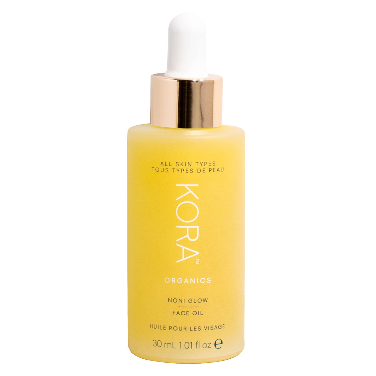 KORA Organics Noni Glow Hydrating Face Oil with Rosehip, Gua Sha Oil, Certified Organic, Cruelty Free, 1.01 fl oz
