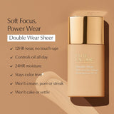 Estée Lauder Double Wear Sheer Matte Foundation SPF 19 | 12-Hour Wear, 1.0 Fl Oz, 2C3 Fresco