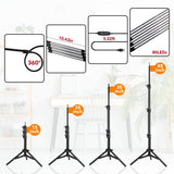 GHodec Grow Light Free Standing, 5500K Full Spectrum Gooseneck LED Lamp
