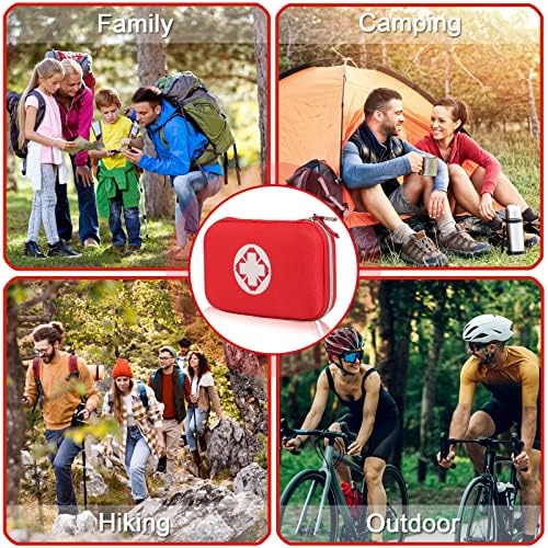 Snake Bite Kit, Bee Sting Kit, Emergency First Aid Supplies, Venom Extractor Suction Pump, Bite and Sting First Aid for Hiking, Backpacking and Camping. Includes Bonus CPR face Shield (Red)