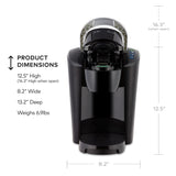 Keurig K-Compact Single-Serve K-Cup Pod Coffee Maker, Black